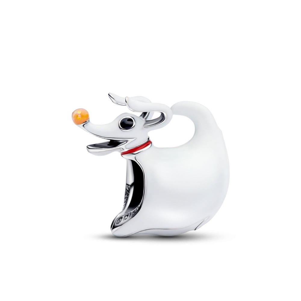 Disney, The Nightmare Before Christmas Zero Charm-Stamped 925